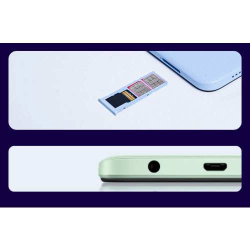 Redmi A1+ - 6.52"LCD - 32GB ROM - 2GB RAM - Dual SIM - 4G LTE - Android 12 - 5000mAh - Light Blue