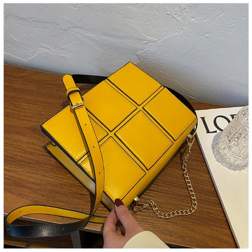 Female Handbag - Yellow