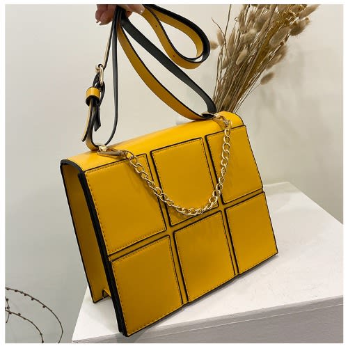 Female Handbag - Yellow