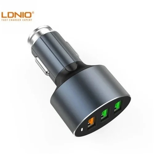3 In 1 USB Car Charger With 3.0 Qc