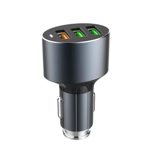 3 In 1 USB Car Charger With 3.0 Qc