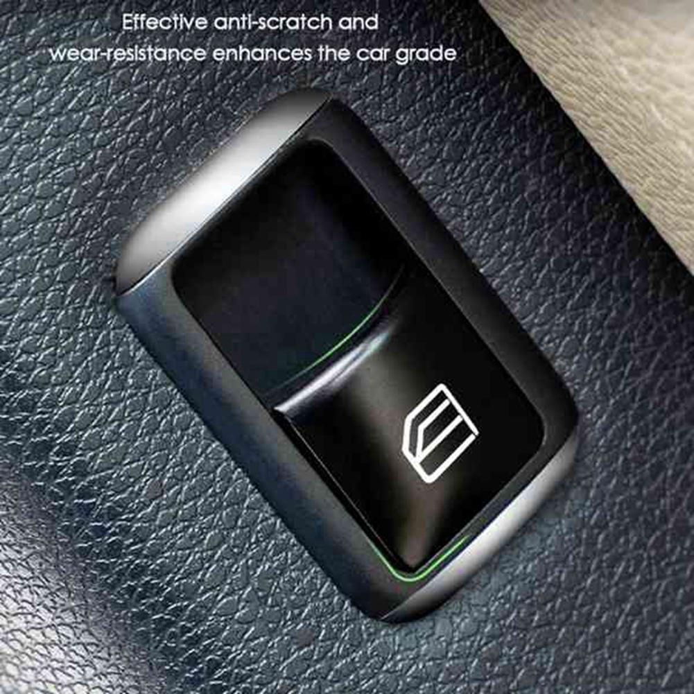 4Pcs Car Door Seat Memory Lock Switch Button Stickers Cover Trim for Mercedes Benz C E Class GLK GL ML W204 Accessories