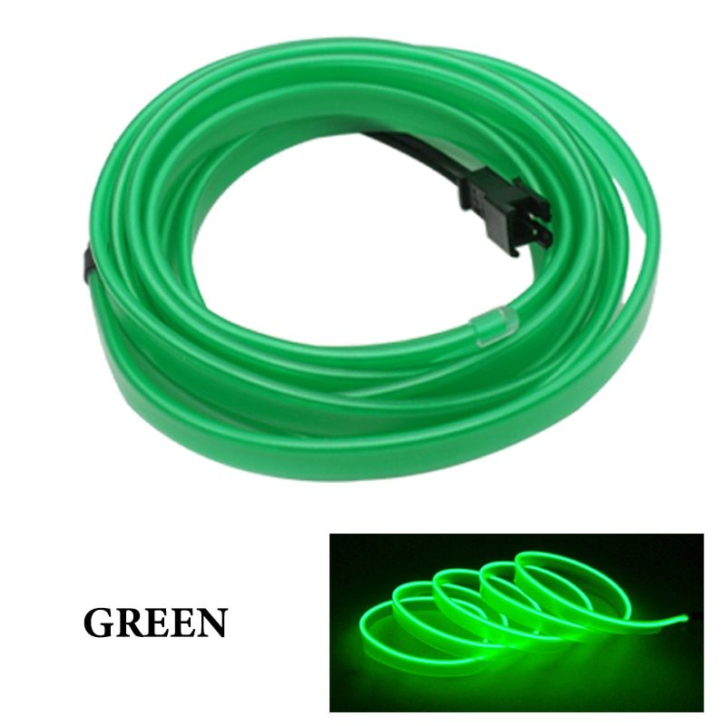 Car Interior Lighting Garland Wire Rope Line LED Strip