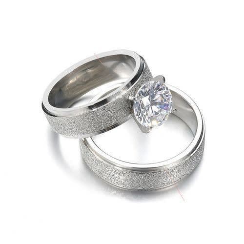 Wedding Ring Set -silver