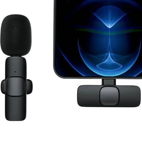 Wireless Lavalier Mic 1 Type-c Receiver With 1 Wireless Microphone