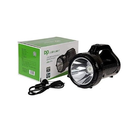 Dp Led Light Rechargeable Search Light - 2800mAh