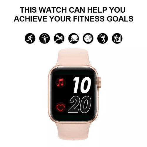 T500 IWO 14 Pro Series 7 Heart Rate + Sport Waterproof  Smartwatch For Smart Phones