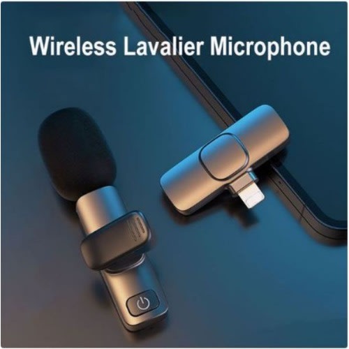 Phone/PC Double Wireless Lavalier Microphone