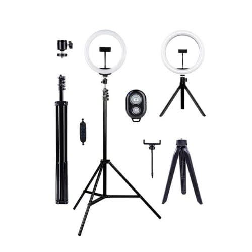 Tripod Stand With 12'' Selfie Ring Light