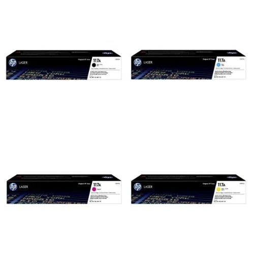 117a Laserjet Toner Cartridge- Black - Cyan - Magenta & Yellow - 1 Set