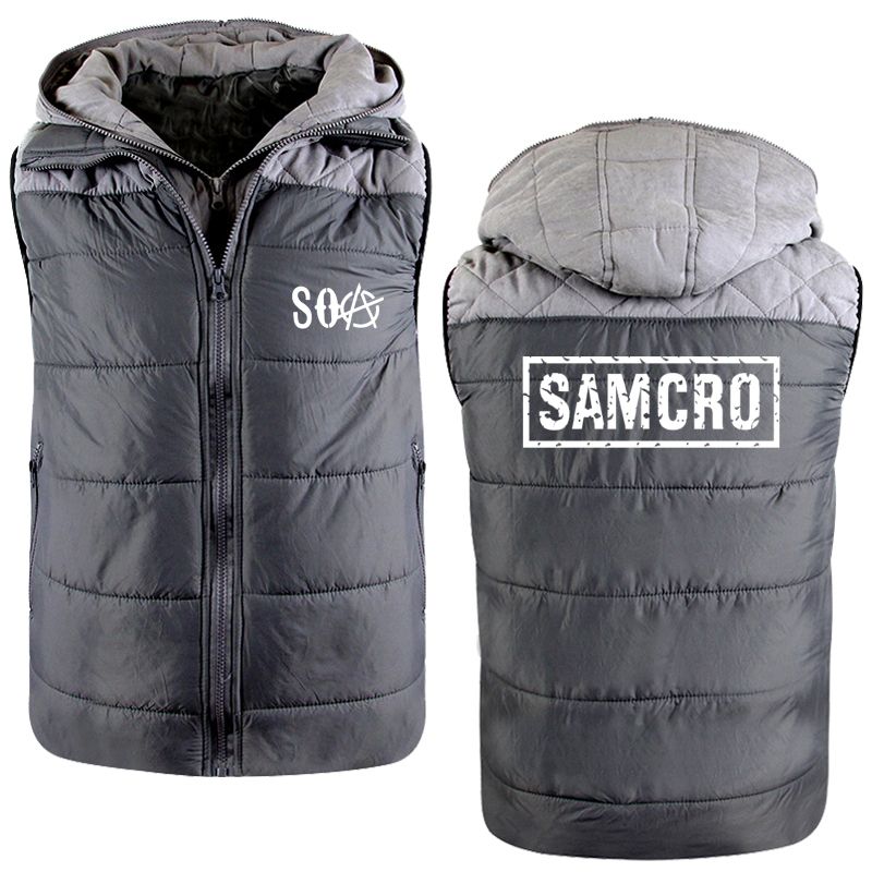 New Men Hoodies Soa Sons Of Anarchy Samcro High Quality Cotton Casual Jacket