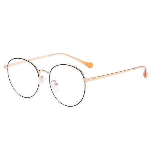 Transparent Unisex Sunglasses - Gold With Black Rim