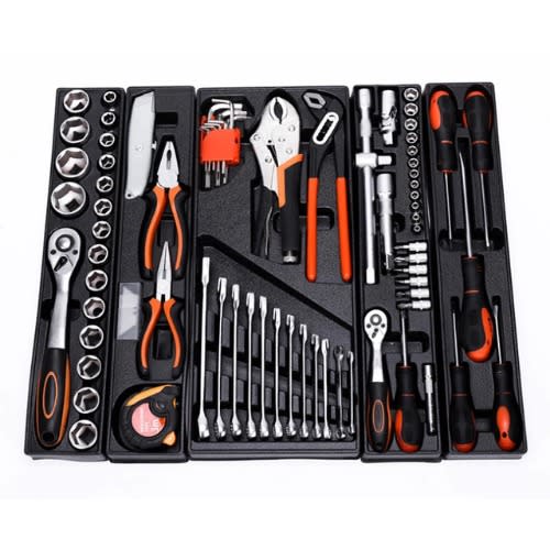 Lever Tool Set With Metal Box 5 - 85pcs