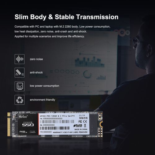 N930E Pro M.2 2280 SSD 512GB NVMe PCIe Gen3*4 3D