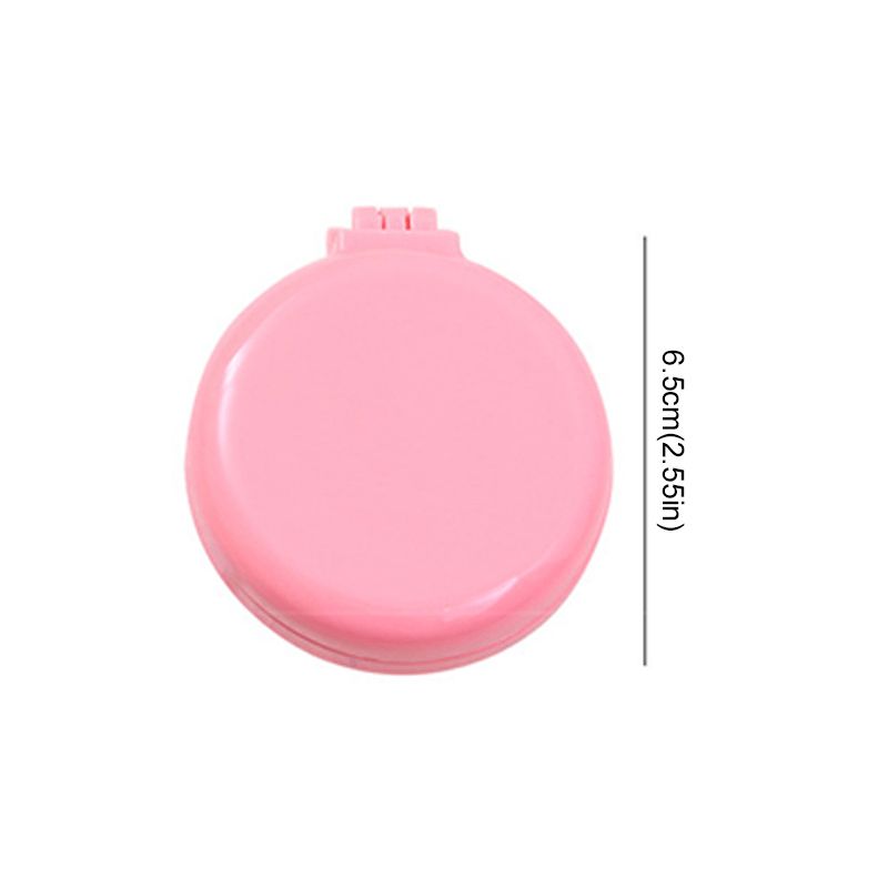 7pcs Folding Travel Mirror Hair Brush, Mini Hair Comb, Massage Comb for Girls