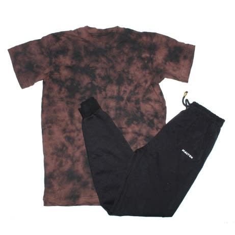 Cameo Diy Tshirt & Black Crested Joggers