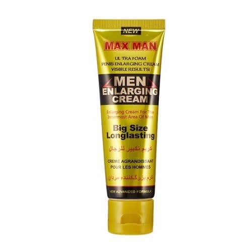 MAXMAN - Massage Cream - Penis Becomes Longer And Thicker Penis Enhancement Cream - 40g - Yellow