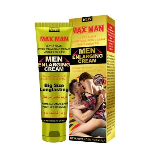 MAXMAN - Massage Cream - Penis Becomes Longer And Thicker Penis Enhancement Cream - 40g - Yellow