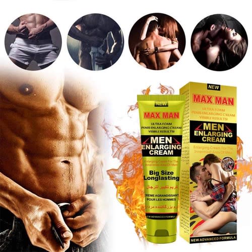 MAXMAN - Massage Cream - Penis Becomes Longer And Thicker Penis Enhancement Cream - 40g - Yellow