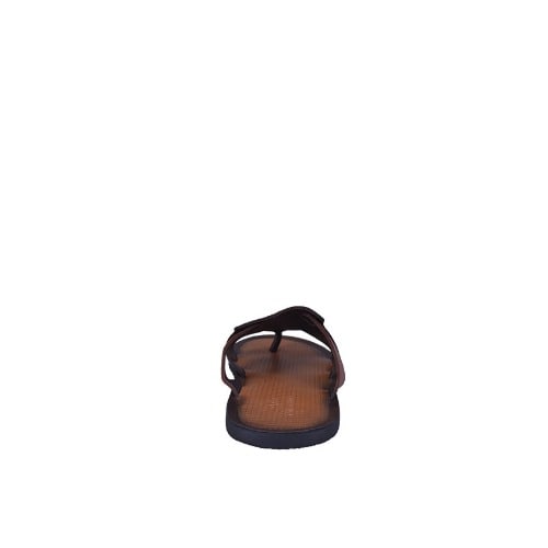 Men’s Multi Cross Slippers- Coffee & Brown Msl-4298