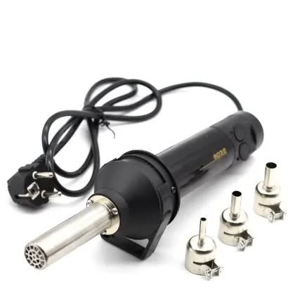 8032 Portable Micro-controller Hot Air Gun Blower + 3 Nozzle