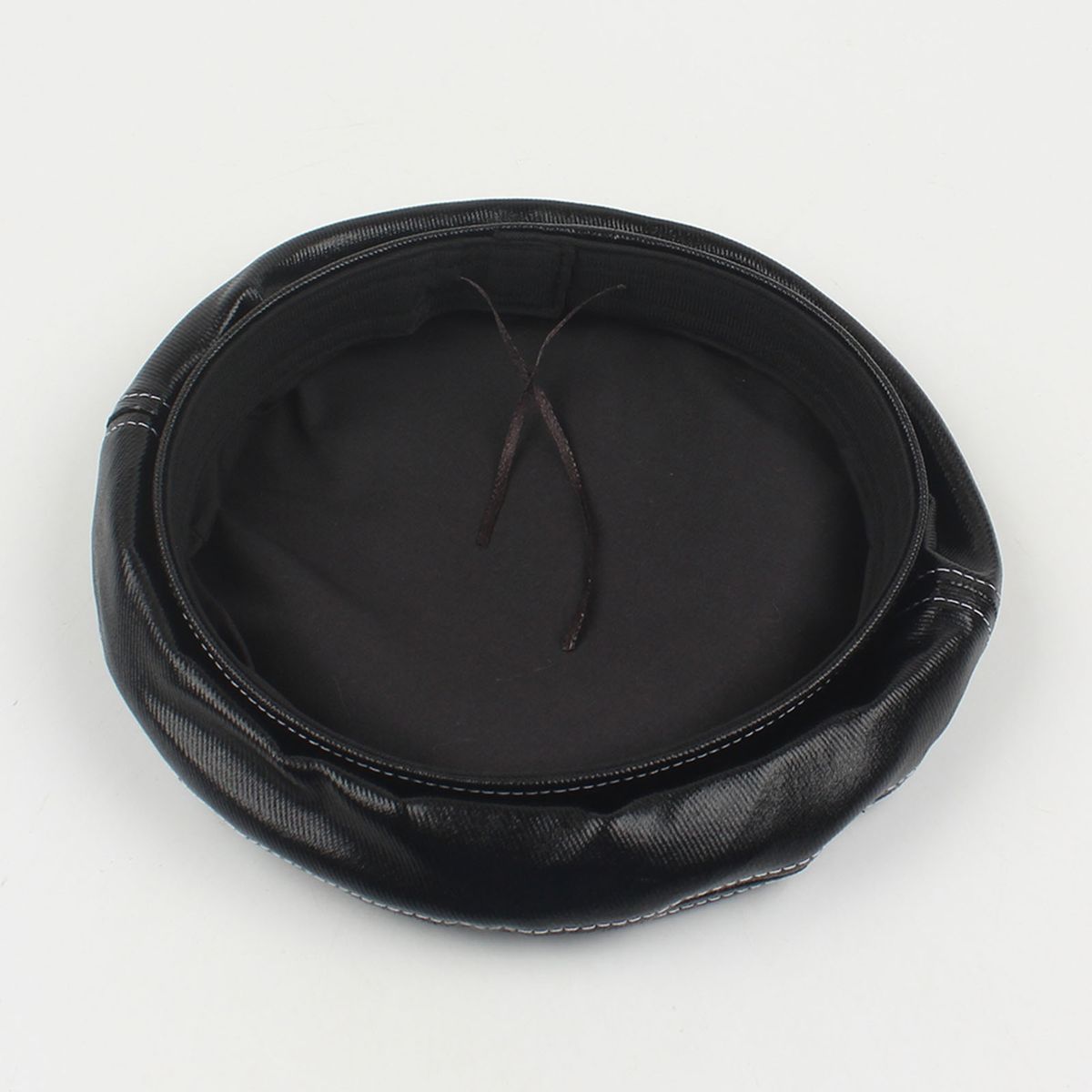 Women Beret Hat PU Leather Adjustable Fashion Artist Cap