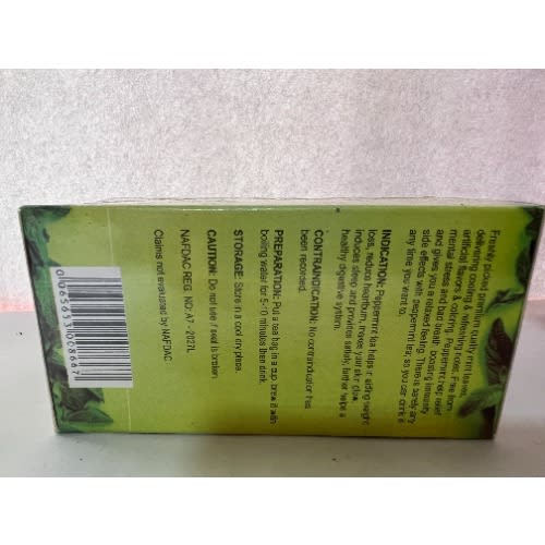 Gotea - Pure Peppermint Herbal Tea - 25 Teabags