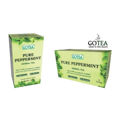 Gotea - Pure Peppermint Herbal Tea - 25 Teabags