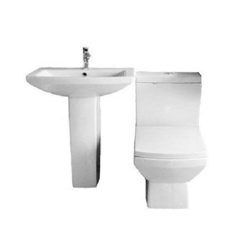Toilet Seat & Wash Hand Basin - 116
