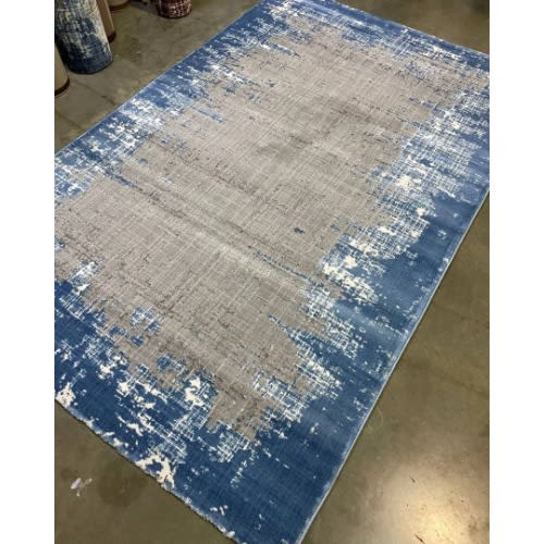 Turkish Retro Shades Center Rug - 7 By 10 Feet Size
