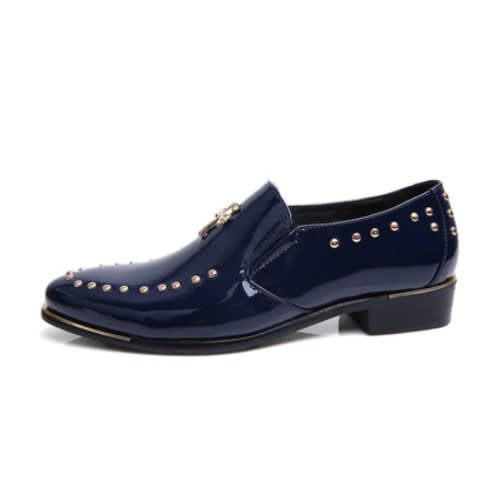 British Rivet Men's Shoes-Black