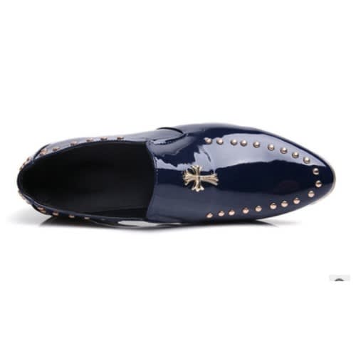 British Rivet Men's Shoes-Black