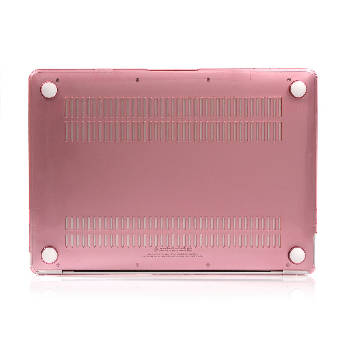 For 12" Macbook Case, Crystal Hard Rubberized Cover For A1534 Macbook 12 Inch, Pink