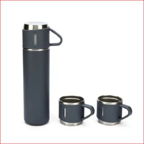 Vacuum Flask With 2 Cups -500ml