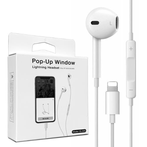 Lightning Headset P50 Pop Up Window Bluetooth Earphone For Iphone 7/8/x/xr/xs/11/11pro/12