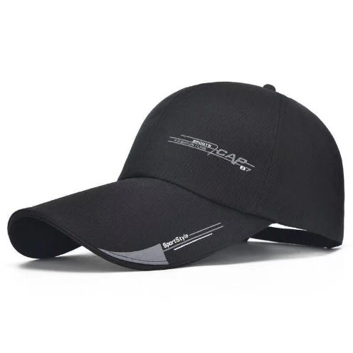 Designer Face Cap - Black