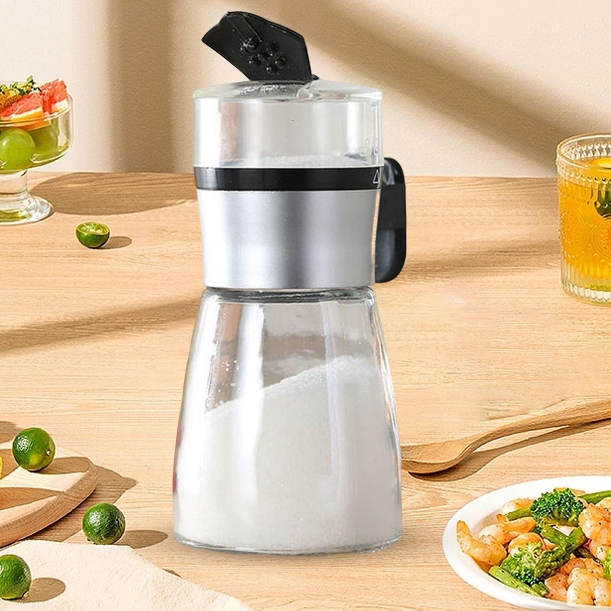 Kitchen Spice Jars Storage Bottles Transparent 5G For Cooking
