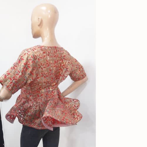 Sisi Organza Top - Red