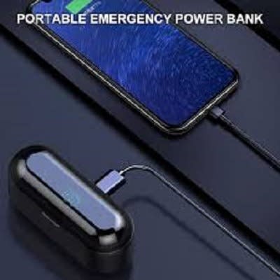 F9 Max Bluetooth Earphones With Charging Box - Black