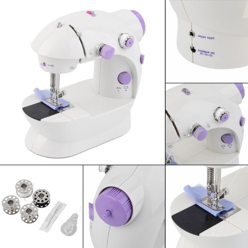 Foot Pedal & Adapter 4 In1 Desktop Sewing Machine + FREE Sewing Kit