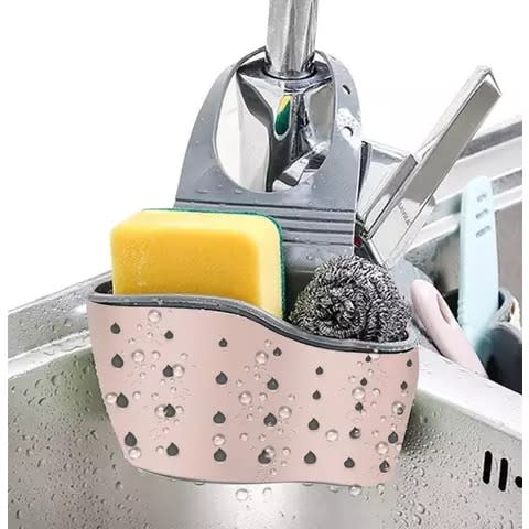 Kitchen Sink Sponge Holder Basket