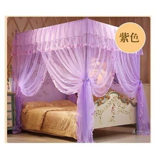 Tent Style Mosquito Net - 7Ft By 7Ft