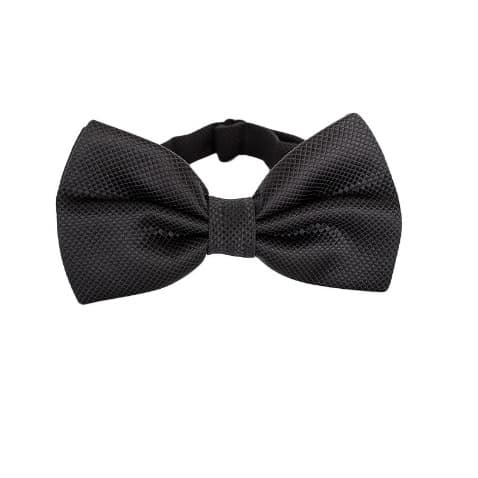 Men's Print Bow Tie - Black