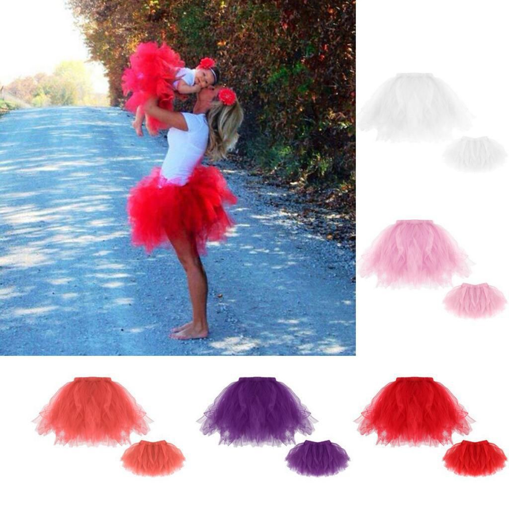 Baby Girl Tutu Skirt Adult Red