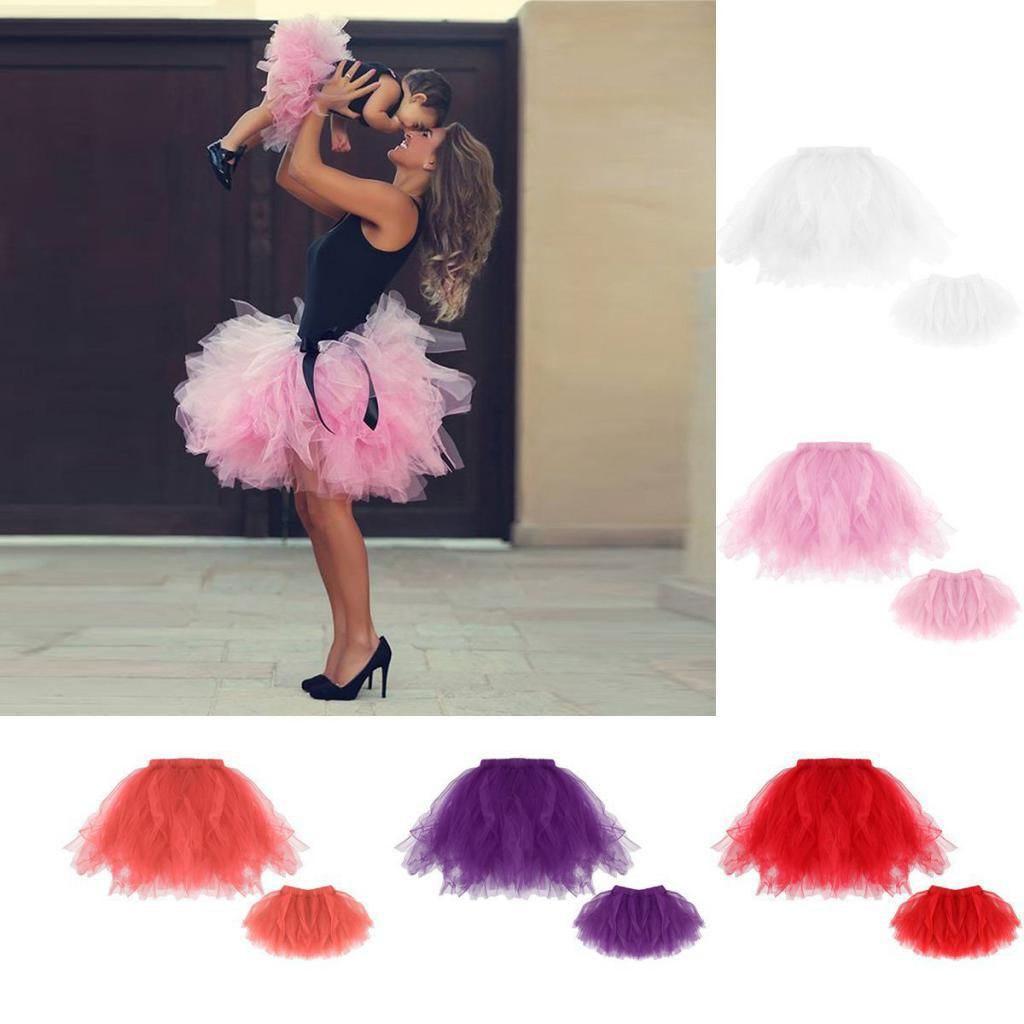 Baby Girl Tutu Skirt Adult Red