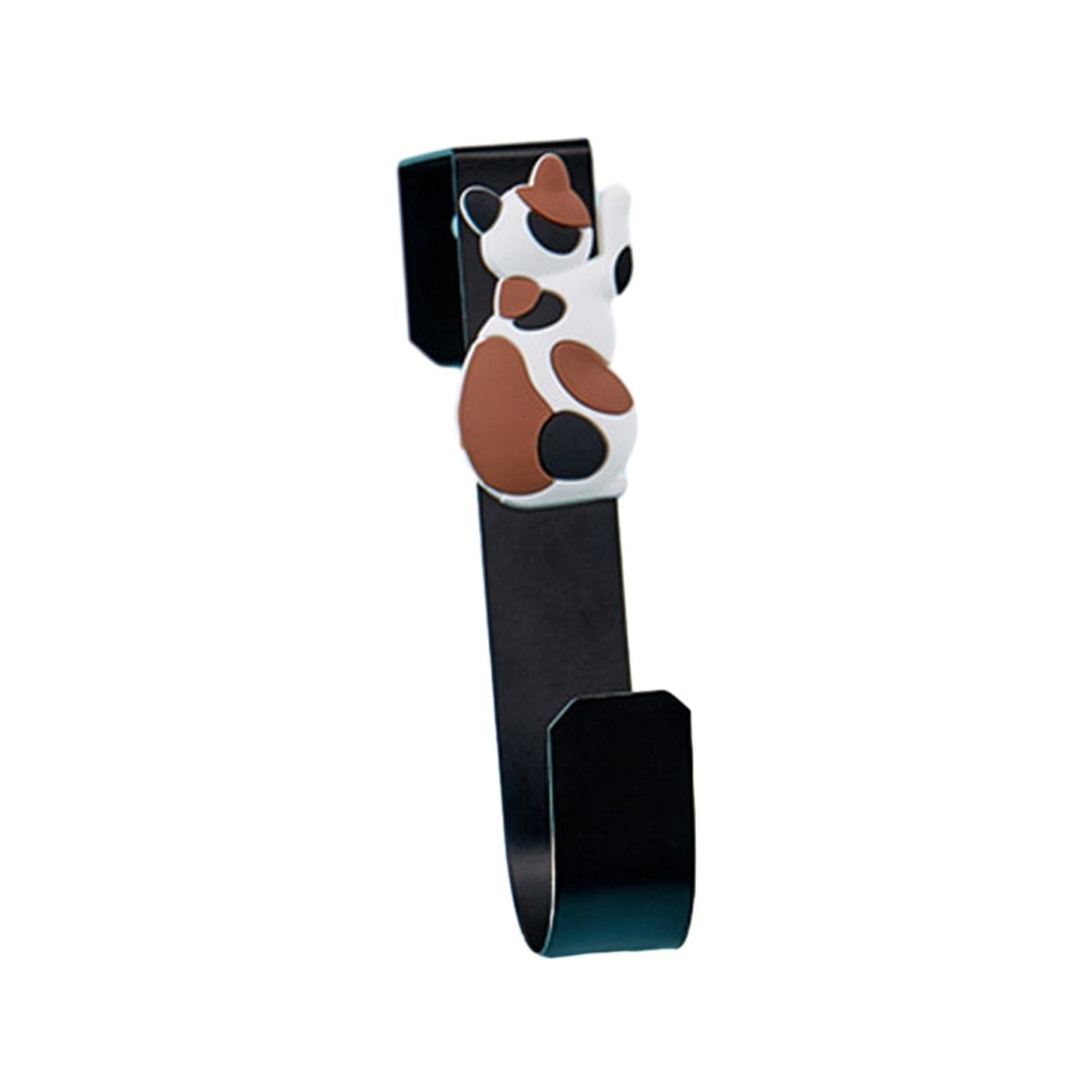 Door Hook Bathroom Door Back Storage Hook Hanger Black