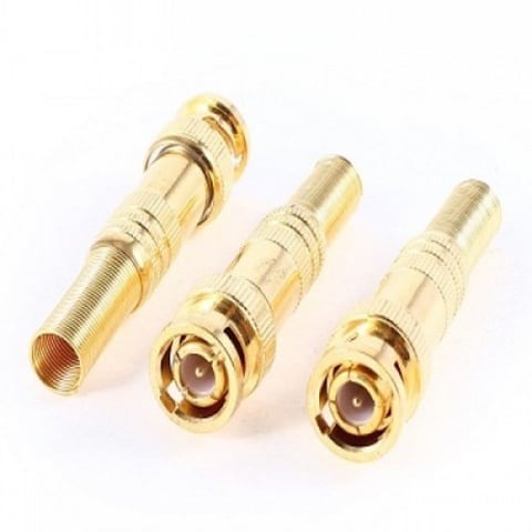 BNC Connector - Gold - 100 Pcs
