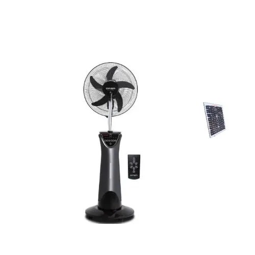 Rechargeable Mist Fan Qrf-7118r + Free Solar Panel