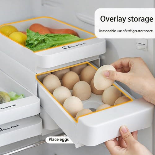 Multi-layer Refrigerator Egg Crate And Egg Tray Storage Box