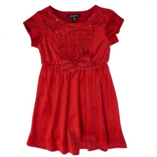 Red Velour Dress